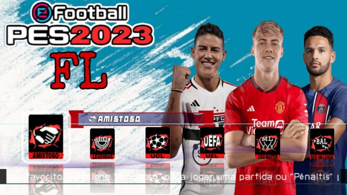 PES 2024 LITE COM LIGAS DA EUROPA E BRASILEIRÃO PARA PPSSPP