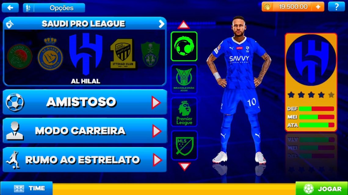 NOVO!!! O INCRIVEL JOGO DE FUTEBOL 2024 PARA ANDROID QUE COM MODO CARREIRA GRAFICOS PERFEITOS