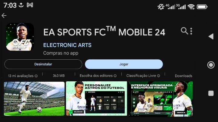 LANÇOU OFICIALMENTE EA SPORTS FC MOBILE