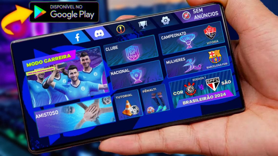 ATUALIZOU!!! O MELHOR JOGO DE FUTEBOL DA PLAYSTORE ESTA DE CARA NOVA COM NOVOS MODOS DE JOGO E MENU