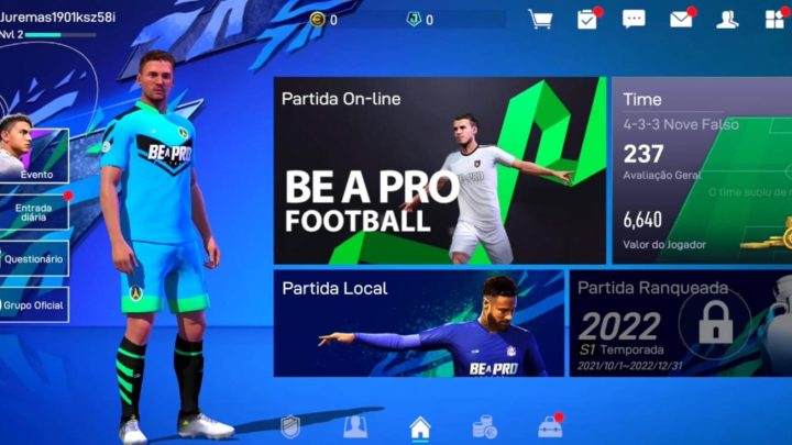 BE A PRO 2024 COM GRÁFICOS REALISTA PARA ANDROID