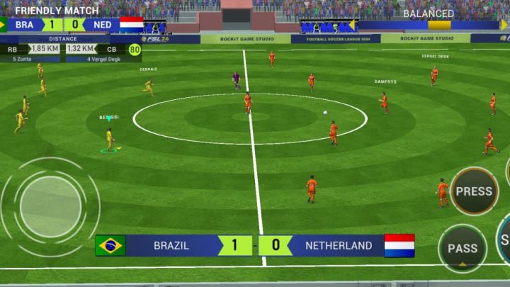 NOVO JOGO DE FUTEBOL NA PLAY STORE COM ÓTIMOS GRÁFICOS, NOVOS TIMES E MULTIJOGADOR OFFLINE