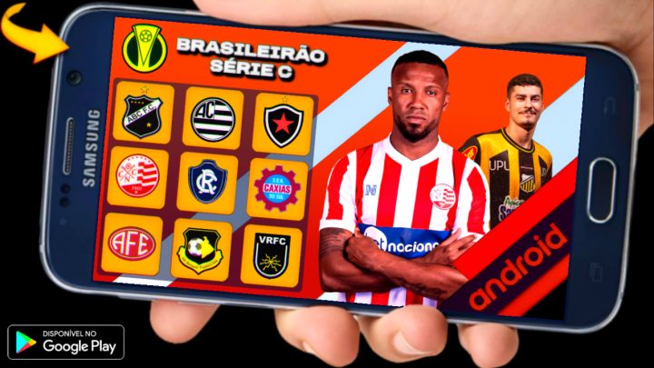 OLHA QUEM CHEGOU PARA O MOBILE MAIS UM JOGO DE FUTEBOL QUE TEM ATÉ A SERIE C E NARRAÇÃO BRASILEIRA