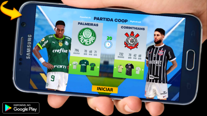 ESSE É UM DOS MELHORES JOGO DE FUTEBOL PARA CELULAR ANDROID O GRAFICO É PERFEITO