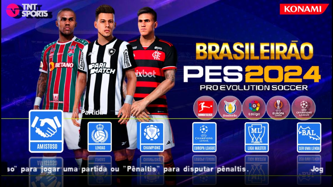 EFOOTBALL 2024 SUPER LEVE PARA ANDROID COM BRASILEIRÃO E LIBERTADORES