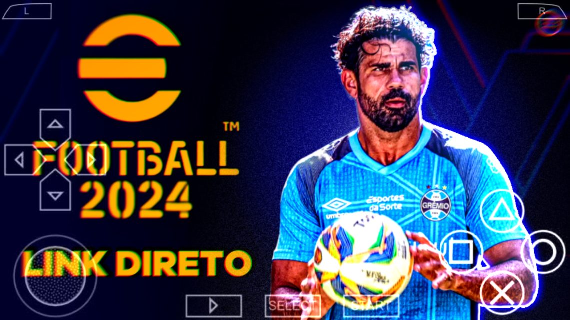 PES 2024 COM BRASILEIRÃO E EUROPEU NARRAÇÃO BRASILEIRA CAMERA ALTA KITS E FACES REAIS