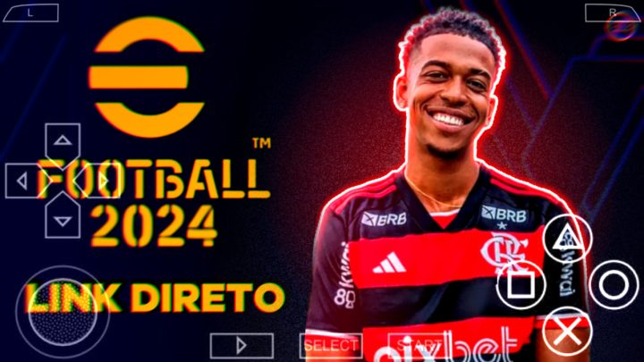 PES PPSSPP 2024 BRASILEIRÃO E EUROPEU NARRAÇÃO BR COM TODAS AS TRANSFERENCIAS 2024 MODO CARREIRA