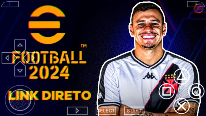 PES 2024 PPSSPP 100% ATUALIZADO MEDlAFlRE DIRETO | NARRAÇÃO BRASILEIRA ATUALIZAÇÃO DE ABRIL