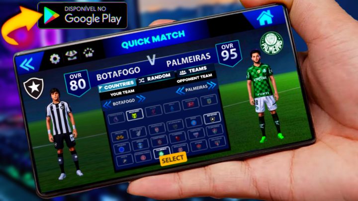 NOVA ATUALIZAÇÃO!!! AGORA SIM ESTE JOGO DE FUTEBOL DA PLAYSTORE ESTA INCRIVEL CONFERE AI