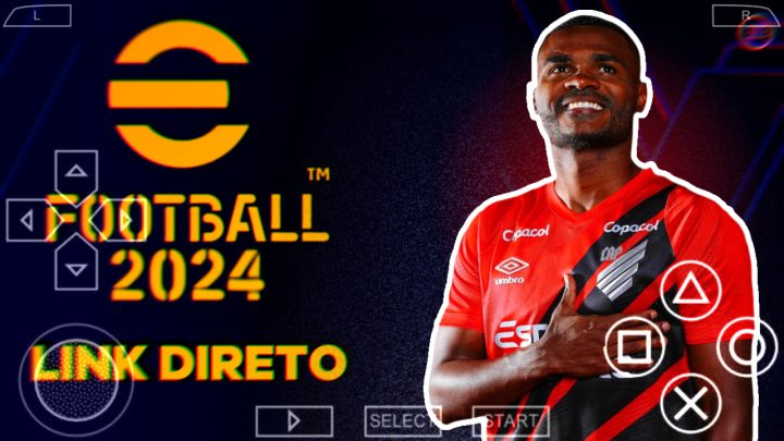 PES 2024 PPSSPP 100% ATUALIZADO MEDlAFlRE DIRETO | NARRAÇÃO BRASILEIRA FACES REAIS