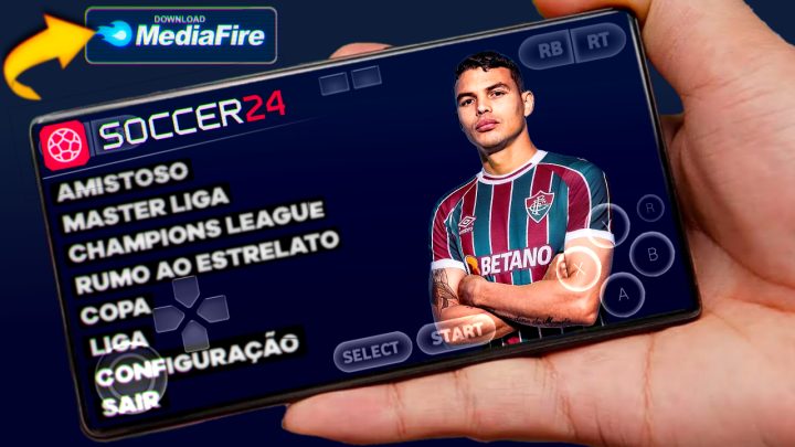 SAIU!!! O MELHOR JOGO DE FUTEBOL 2025 PARA CELULAR ANDROID – COM TIMES E NARRAÇÃO BR E ATUALIZADO