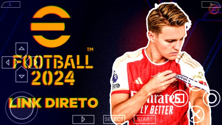 PES 2024 PPSSPP EUROPEU 100% ATUALIZADO MEDlAFlRE DIRETO | KITS E FACES REAIS GRAFICOS HD