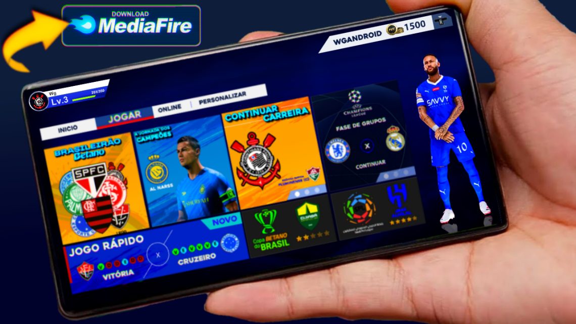 FINALMENTE!!! UM DOS MELHORES JOGOS DE FUTEBOL MOBILE ESTA DE VOLTA E AGORA COM VARIAS COMPETIÇÕES