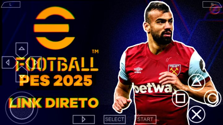 PES 2024 PPSSPP EUROPEU 100% ATUALIZADO MEDlAFlRE DIRETO | NOVA CAMERA ELENCOS E KITS 2024/25