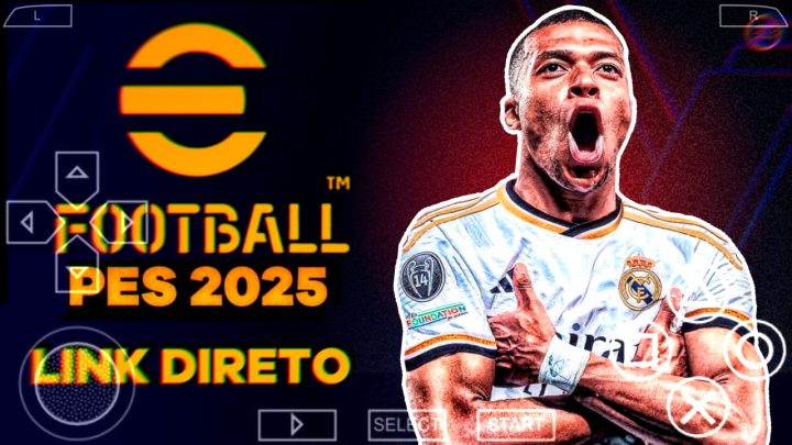 PES 2024 PPSSPP EUROPEU 100% ATUALIZADO MEDlAFlRE DIRETO | GRAFICOS PERFEITOS NOVOS KITS E ELENCO