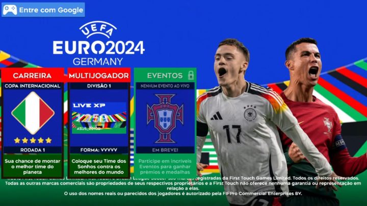 DLS 2024 PATCH EUROCOPA COM SELECÃO DE PORTUGAL ATUALIZADA