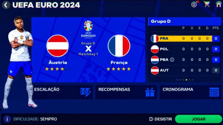 O MELHOR JOGO DE FUTEBOL (ANDROID/IOS) COM UEFA EURO 2024 SELEÇÕES LIÇENCIADAS E NARRAÇÃO BRASILEIRA