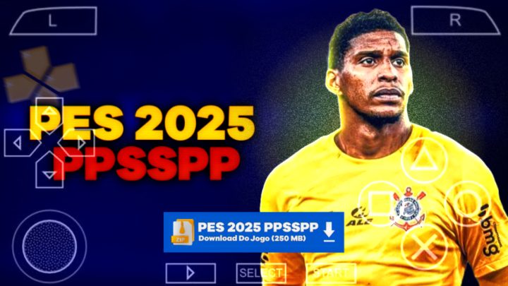 eFootBall PES 2025 PPSSPP MEDlAFlRE DIRETO | BRASILEIRÃO E EUROPEU COM NARRAÇÃO E GRITOS DE TORCIDA