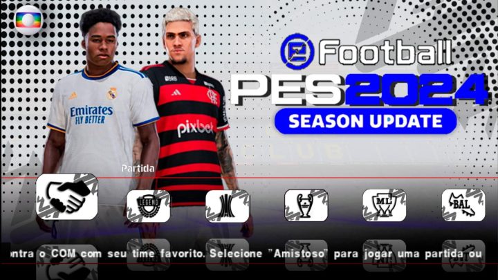 EFOOTBALL PES 2024 OFFLINE COM LIBERTA E BRASILEIRÃO ATUALIZADO NO CELULAR