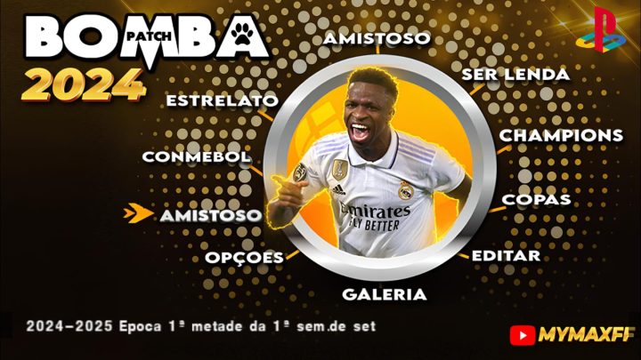 BOMBA PATCH 2024 COM CHAMPIONS LEGAUE E BRASILEIRÃO ATUALIZADO LITE