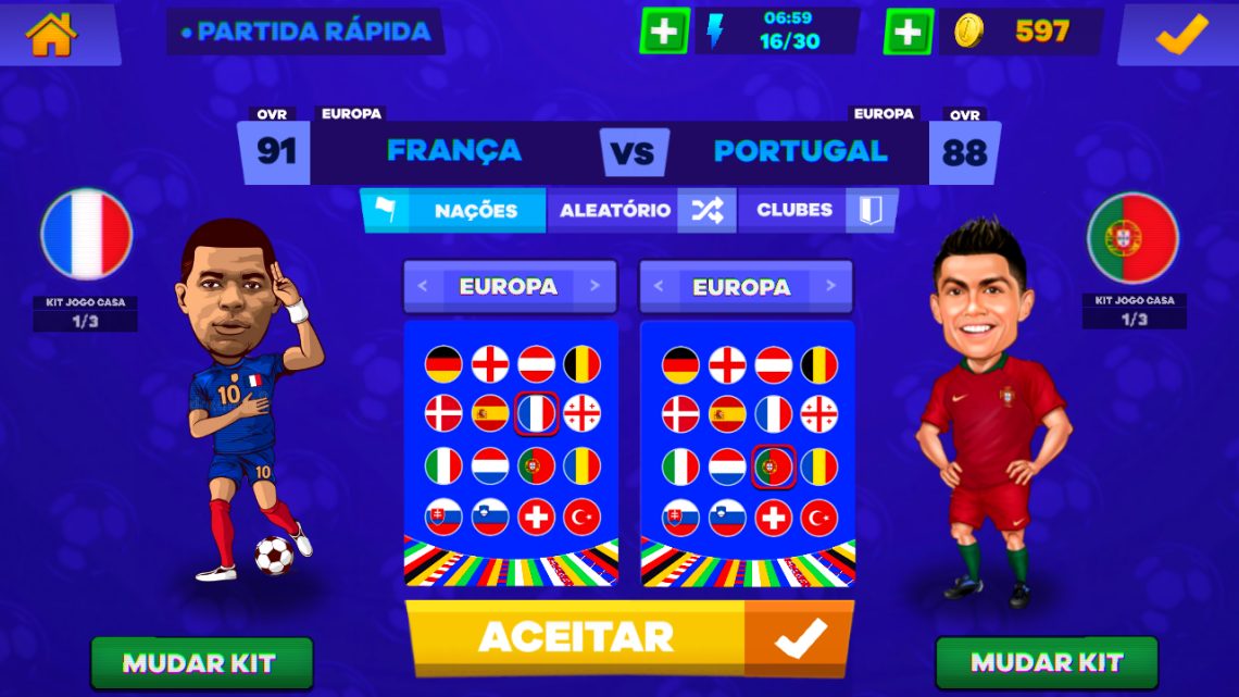 LANÇOU NA PLAYSTORE!!! NOVO JOGO DE FUTEBOL CASUAL E MUITO VICIANTE E DIVERSOS CAMPEONATOS