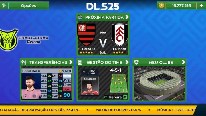 NOVO DREAM LEAGUE SOCCER 2025 PATCH BRASILEIRÃO