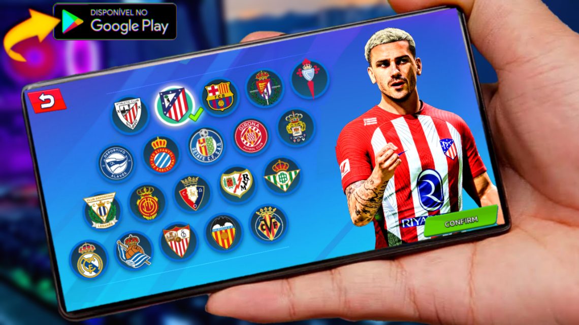 SAIU AGORA!!! NOVO JOGO DE FUTEBOL NA PLAYSTORE LICENCIADO E MUITO VICIANTE