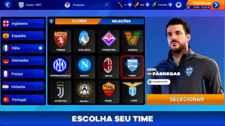 LANÇOU! NOVO JOGO DE FUTEBOL ANDROID O PRIMEIRO DE 2025 COM MODO CARREIRA | PERSONALIZAÇÃO TIMES BR