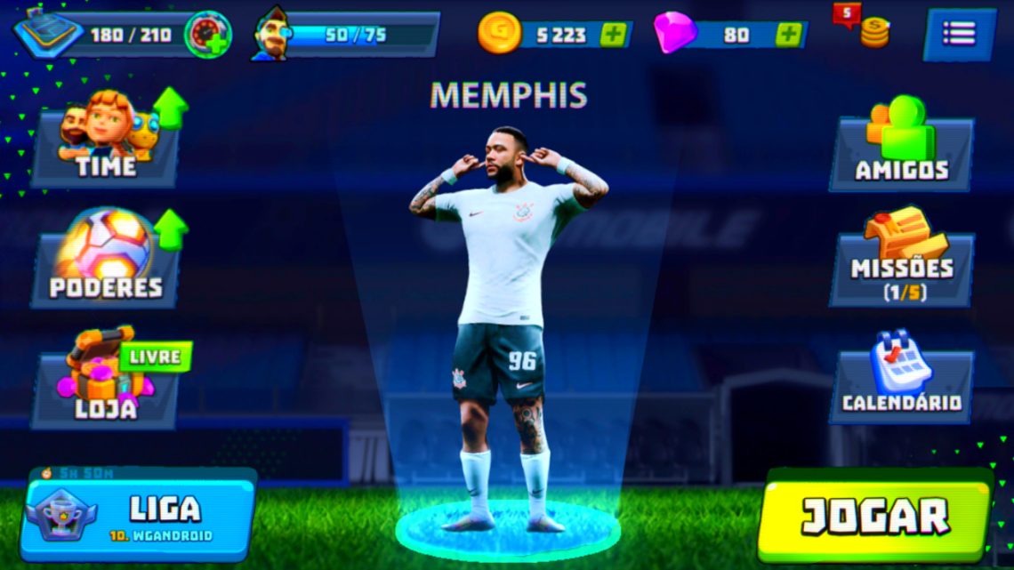 NOVO JOGO DE FUTEBOL CASUAL PARA ANDROID GOAL BATTLE